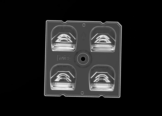 4IN1 TYPE3S 88% -93% de transmission Module de lumière de rue LED pour une dimension de 50 * 50 mm avec matériau de lentille PC