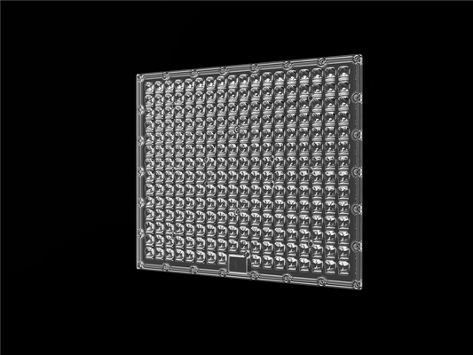matériel asymétrique de PC de lentille de lumières de stade de 500W IP66 LED avec la conception extérieure géométrique
