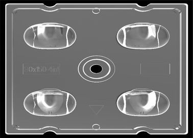 Lentille asymétrique de module de réflexion interne de total de lentille de réverbère de LED