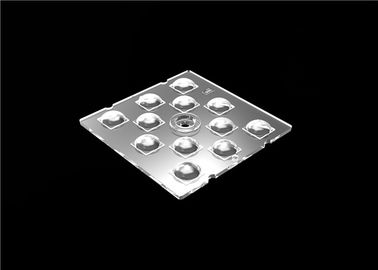 Lentille transparente du matériel PMMA LED, dimension carrée de la lentille L50*W50mm de LED