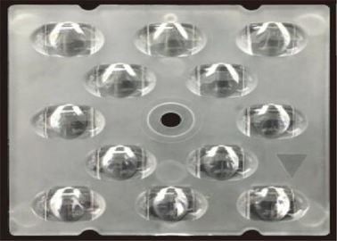 Lentille asymétrique de puces des composants 3030 LED de réverbère de LED aucune pollution légère