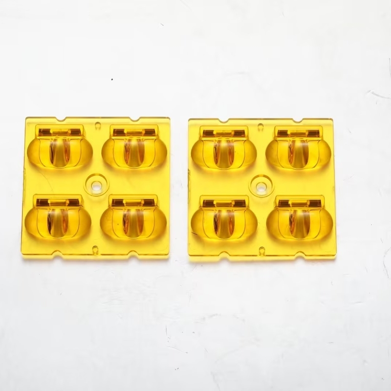 Degré de la lentille 60x155 de réverbère d'Amber Color PMMA TYPE2-M SMD5050