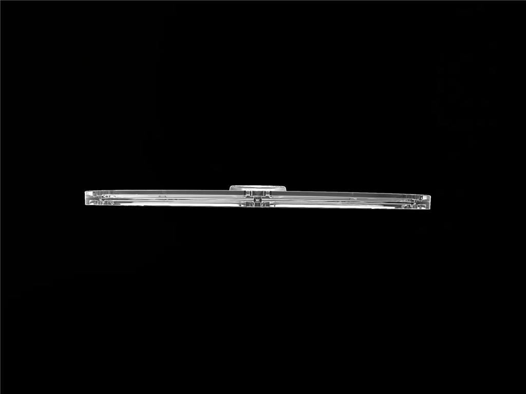 Optique d'éclairage LED ronde de 184 mm 100w 150w 200w avec revêtement Abrazine Matériau PC Niveau de protection IP66