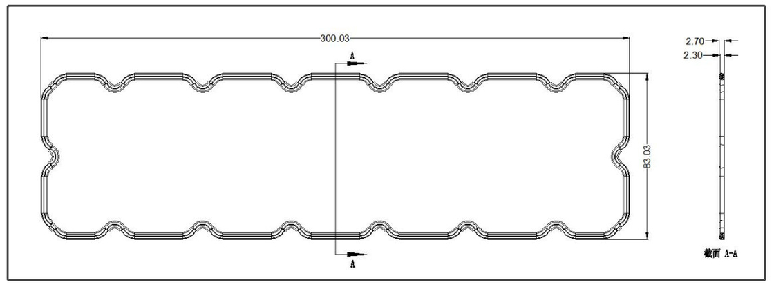 Lentille de la puissance élevée LED de degré de la lentille SMD7070 22IN1 80*150 de réverbère de TYPEII-M LED