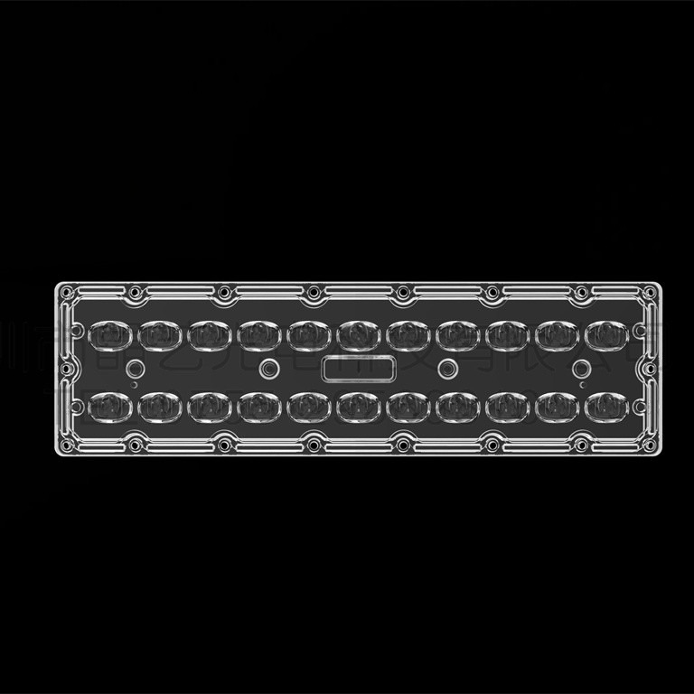 Lentille de réverbère du rendement élevé LED avec la lentille large de l'angle de faisceau SMD7070 22IN1 TYPE3