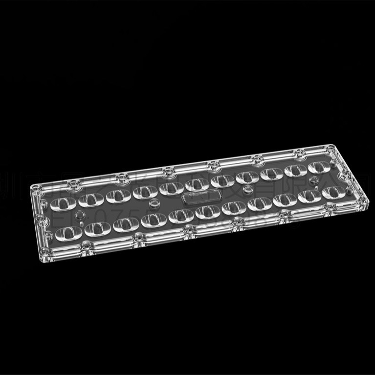 Lentille de réverbère du rendement élevé LED avec la lentille large de l'angle de faisceau SMD7070 22IN1 TYPE3