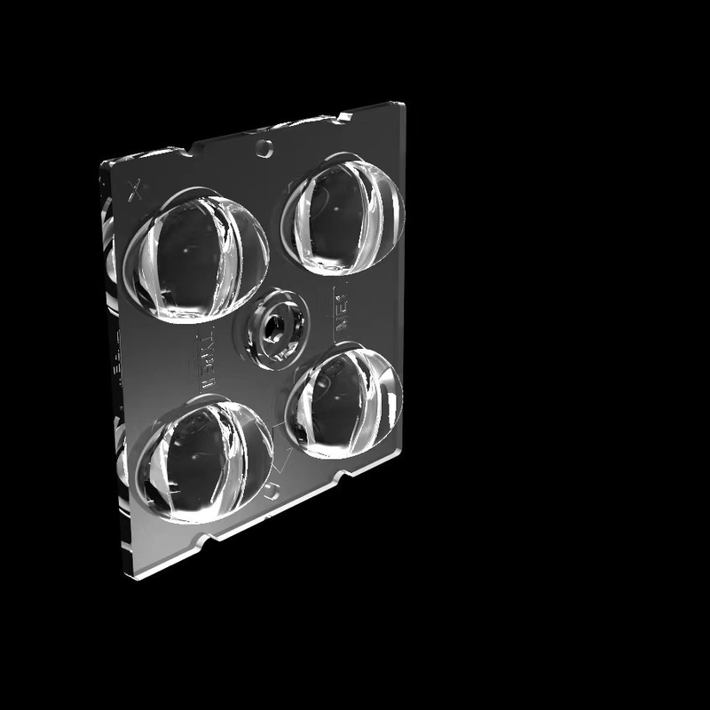 Module de lampe de rue LED à haute transmission de 50*50 mm avec 4IN1TYPEII, type de lentille ME1 et puces LED SMD5050