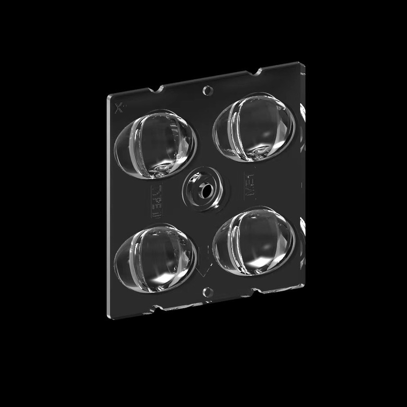 Module de lampe de rue LED à haute transmission de 50*50 mm avec 4IN1TYPEII, type de lentille ME1 et puces LED SMD5050