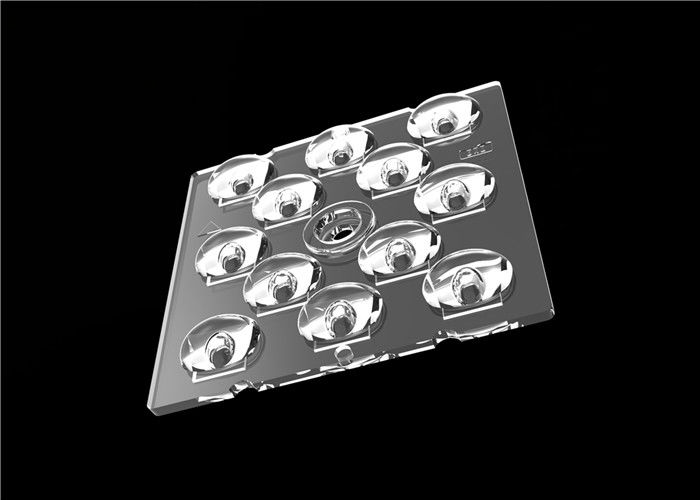 Circuit optique transmissif du Cree LED de la lentille TYPE3 de carte PCB de taille transparente du panneau L50*W50mm