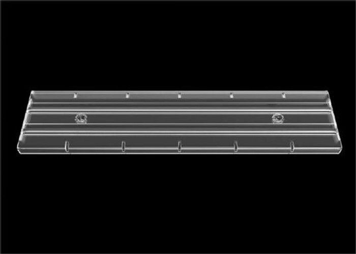 Double lentille asymétrique de lampe de LED, lentilles d'optique de LED pour le supermarché/étagère de marchandises