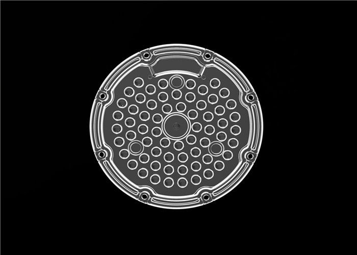 Lentilles d'optique de la forme ronde LED angle de faisceau de 120 degrés pour la lumière élevée 64 de baie dans 1