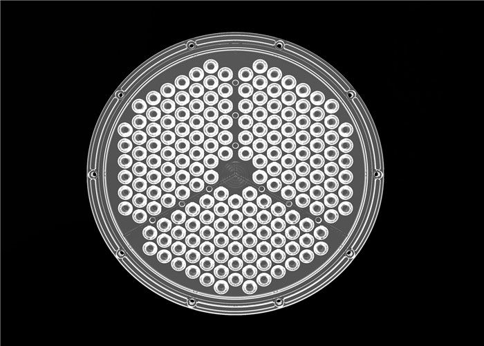 Lentille 180 d'Edison 3030 SMD LED dans 1 rangée élevée formée ronde de lentille de lumière de baie