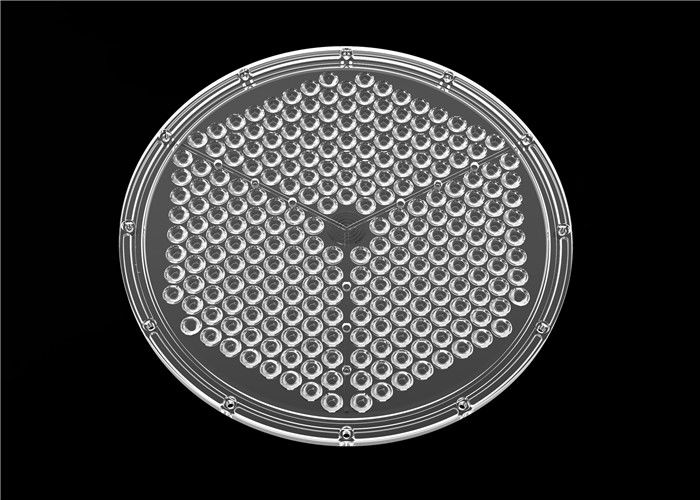 234 dans 1 lentille formée par UFO transparente de lentilles d'optique de LED pour la lumière élevée de baie