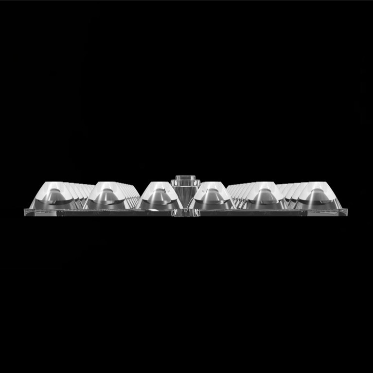 15 degrés 54 Optique en 1 lentille LED Array pour les lumières de stade / lampes de piste / lampes de rue / éclairage carré