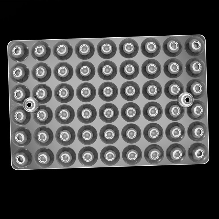 15 degrés 54 Optique en 1 lentille LED Array pour les lumières de stade / lampes de piste / lampes de rue / éclairage carré