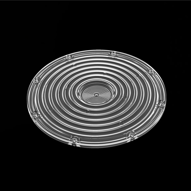 Objectif OVNI 90 degrés mm Diamètre module rond Objectif pour haute baie lumière / 2835 3030 PC Objectif LED