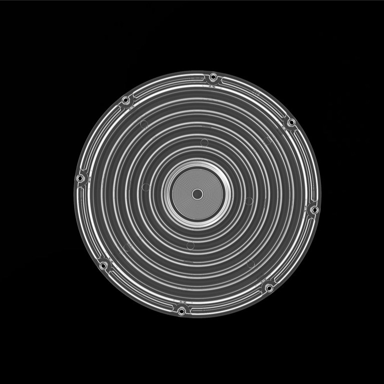 Objectif OVNI 90 degrés mm Diamètre module rond Objectif pour haute baie lumière / 2835 3030 PC Objectif LED