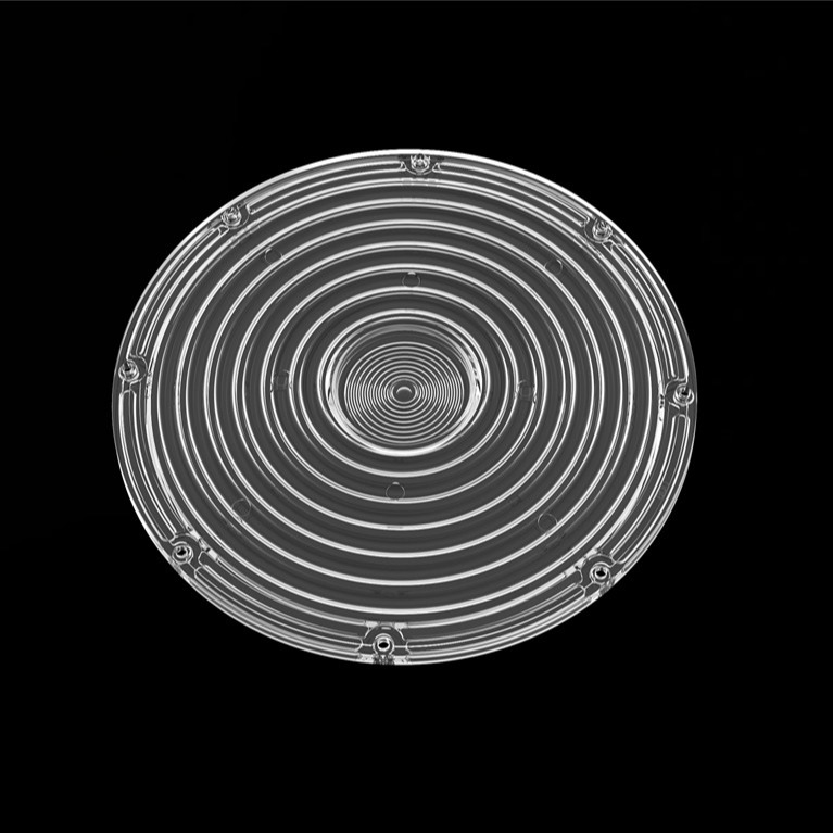 Objectif OVNI 90 degrés mm Diamètre module rond Objectif pour haute baie lumière / 2835 3030 PC Objectif LED