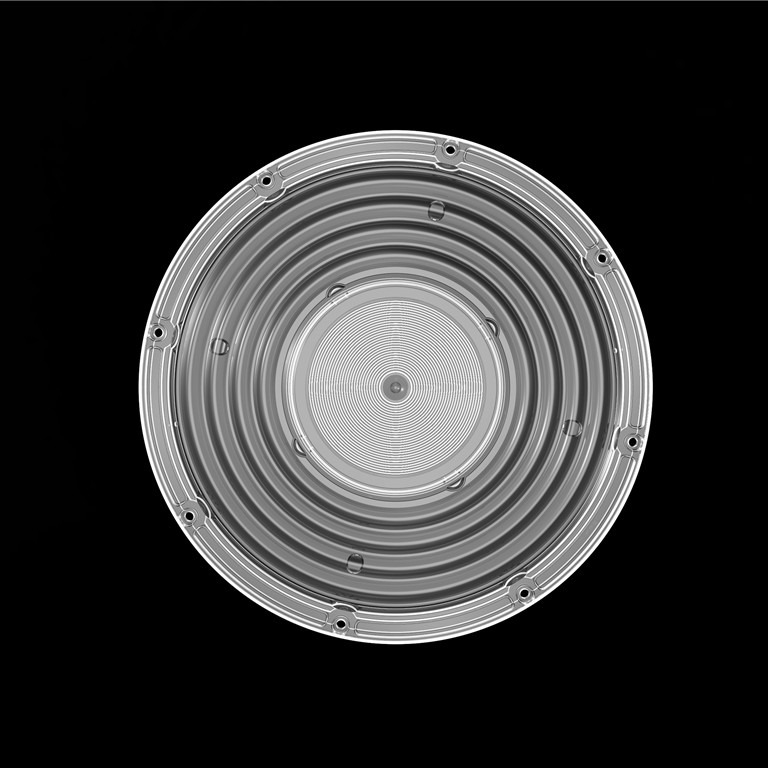 150W OVNI LED High Bay Light Lens AC Type 206mm / 90 Degree 2835/ 3030 LEDs PC Lentille optique