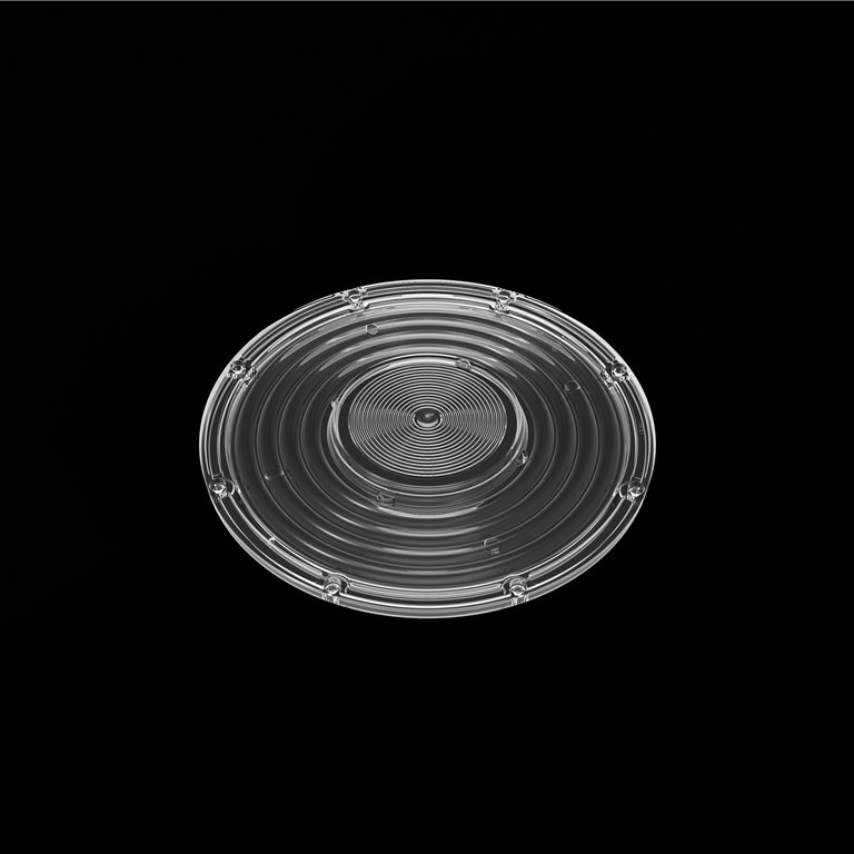 150W OVNI LED High Bay Light Lens AC Type 206mm / 90 Degree 2835/ 3030 LEDs PC Lentille optique