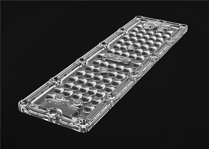 Lentille de la puissance élevée LED d'angle de faisceau 80*150°, lentille de 3030 Cree LED pour le réverbère
