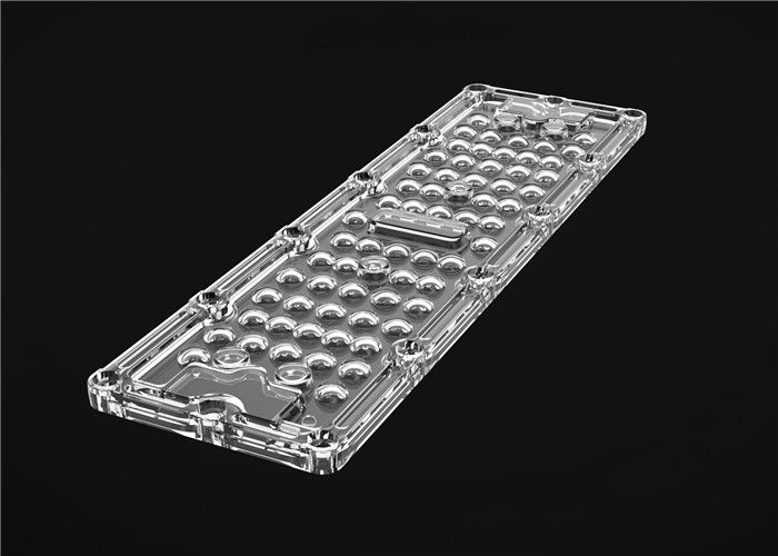 Lentille matérielle de l'optique RVB LED de PMMA avec l'angle de faisceau de 90° pour la lampe de tunnel de LED