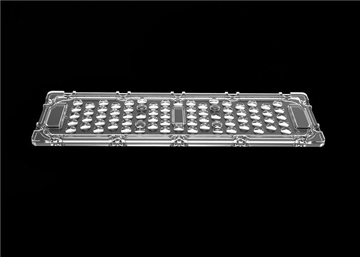72 dans 1 rangée de lentille de LED lentilles d'optique de 60 degrés LED pour les lumières extérieures de tunnel