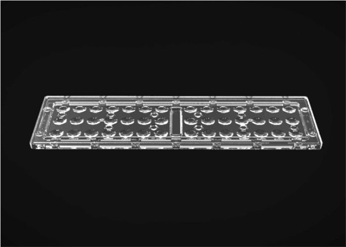 80*150 rangée 42 de lentille du degré LED dans 1 lentille de réverbère de LED avec le radiateur