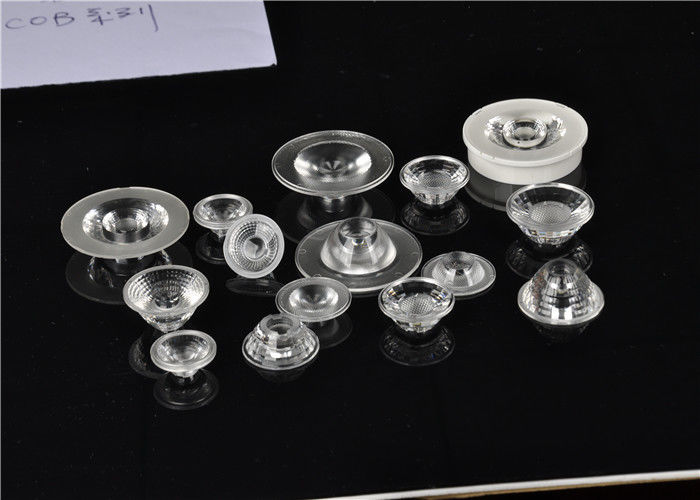 Transmittance élevée 93% de lentille en verre claire de l'ÉPI LED pour 10W - 200W LED s'allume