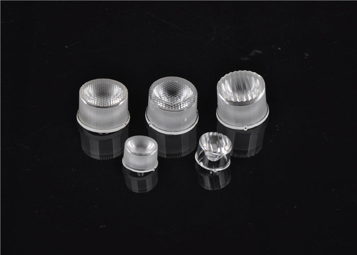 La lentille de focalisation simple de 1 watt LED autocollant de 3M d'angle de 30 degrés pour le Cree XT-E ébrèche