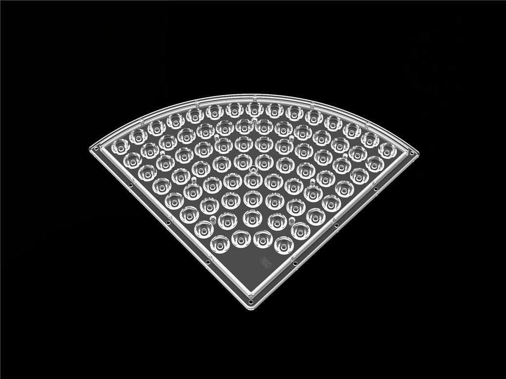 Matériel spécial de PC de la lentille D235*H9.4mm de bande du réflecteur de lentille de la forme LED/LED