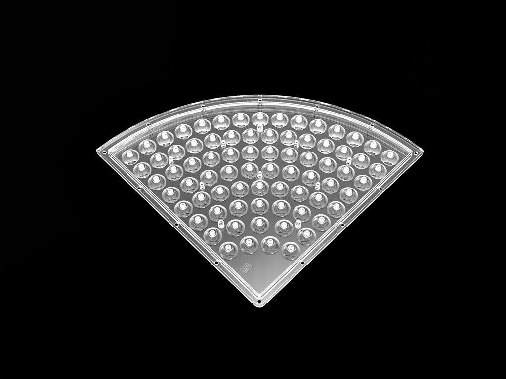 Matériel spécial de PC de la lentille D235*H9.4mm de bande du réflecteur de lentille de la forme LED/LED