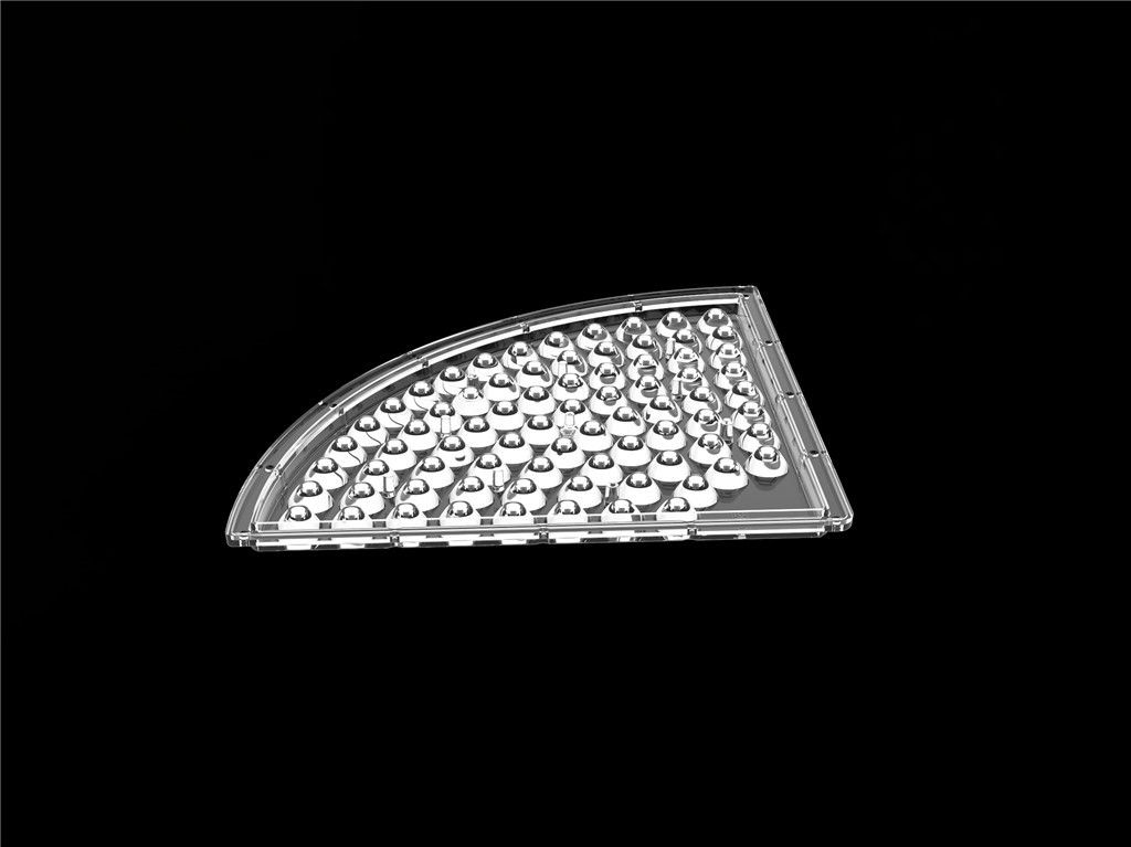 Matériel spécial de PC de la lentille D235*H9.4mm de bande du réflecteur de lentille de la forme LED/LED