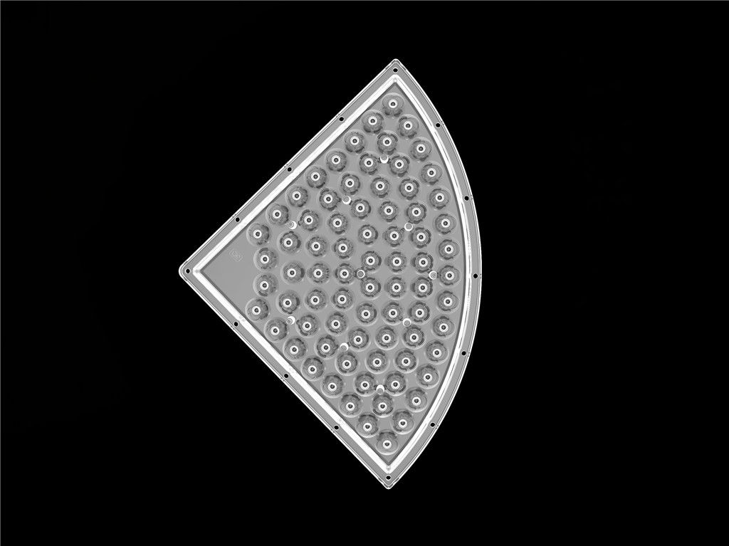 76 dans des lentilles de 1 optique de LED pour la lumière élevée de baie angle de faisceau de 90 degrés