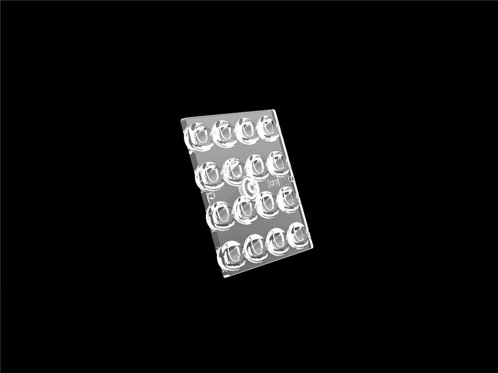3030 type lentilles d'optique de LED pour l'éclairage de ville et la lampe de place de parking