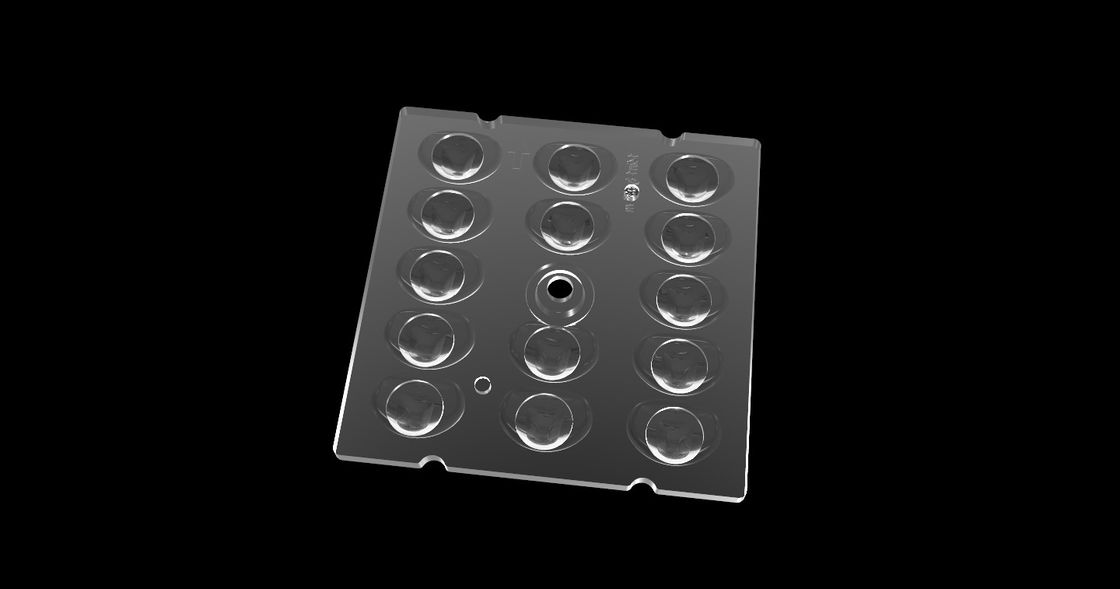 DACTYLOGRAPHIEZ la lentille de la place LED de réverbère 3, optique Freeform de distribution légère pour l'éclairage de LED