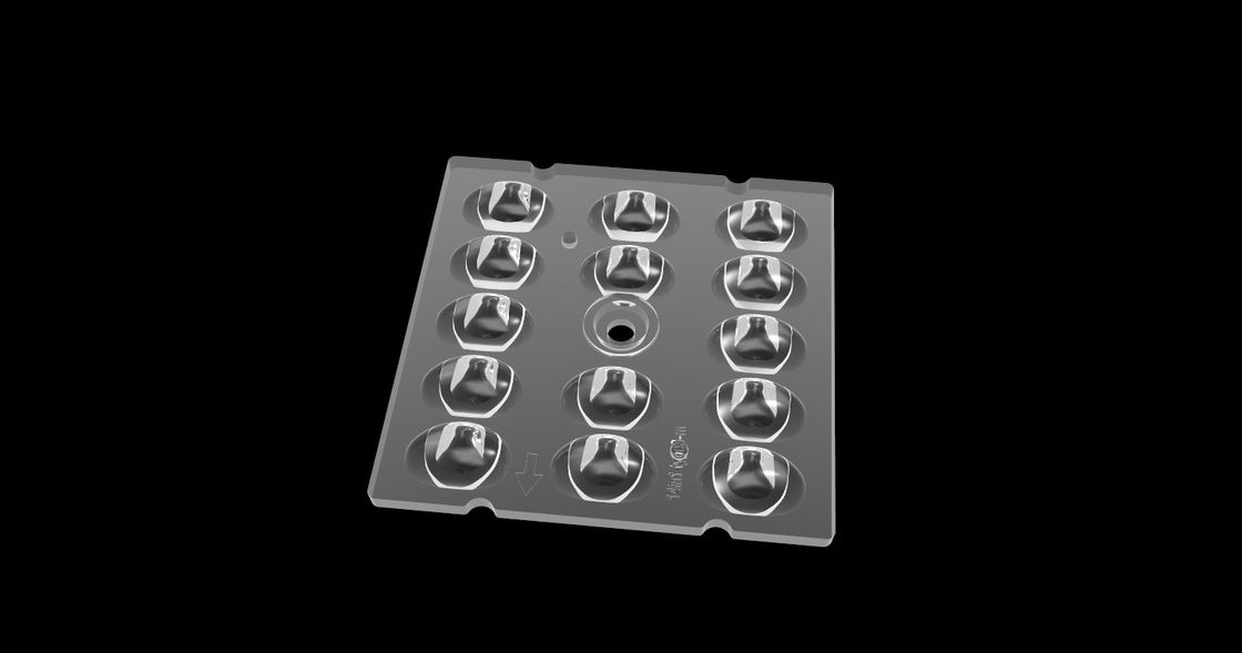 DACTYLOGRAPHIEZ la lentille de la place LED de réverbère 3, optique Freeform de distribution légère pour l'éclairage de LED